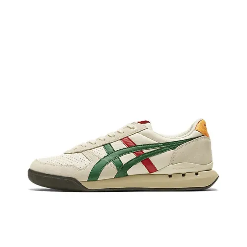 Onitsuka Tiger Ultimate 81 Casual Shoes Unisex Low-Top Beige/Red/Green/Black