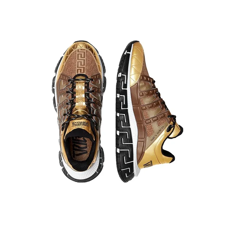 VERSACE Trigreca 'Gold Marrone'-3
