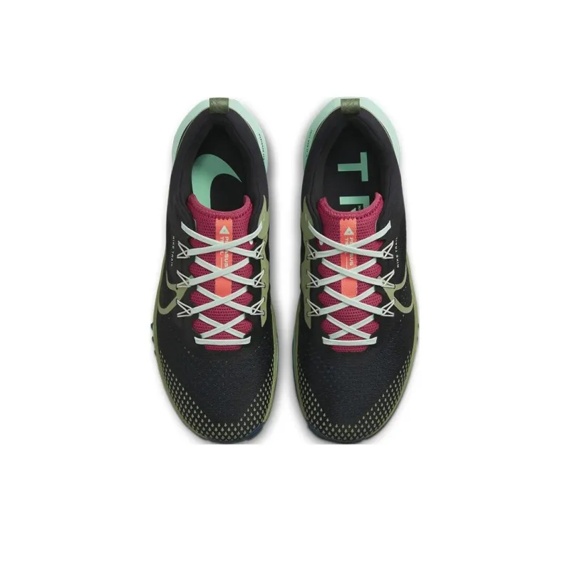 Nike React Pegasus Trail 4 Black Mint Foam Alligator-2