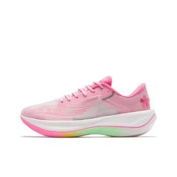 QIAODAN Feiying PB2.0 Cushioning Anti Slip And Wear Resistant Low Top Running Shoes Men's Cherry Blossom Pink