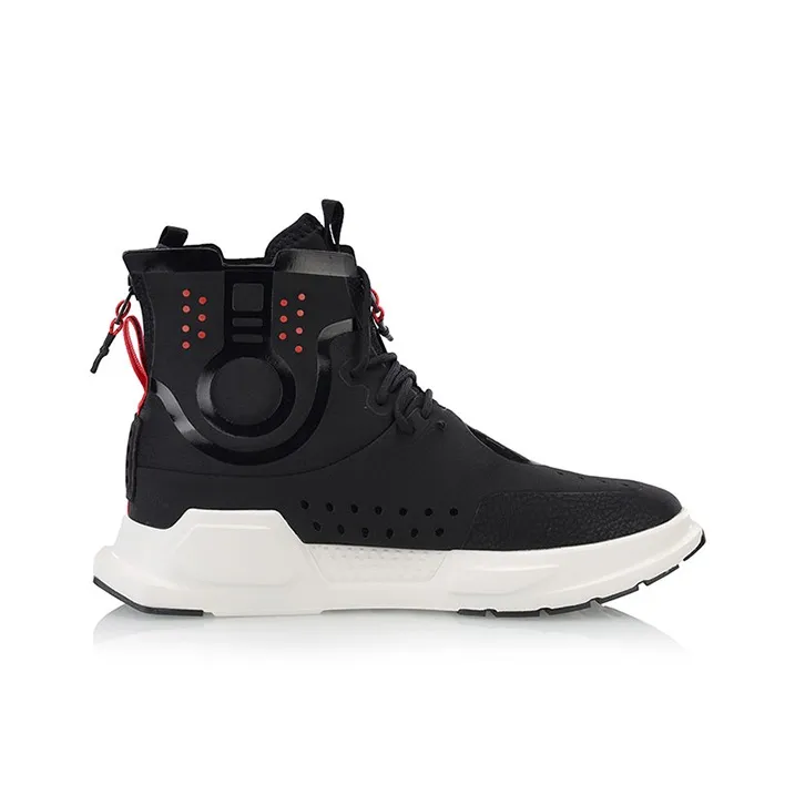 LINING NYFW Reburn Unisex High Basketball Leisure Shoes | Black-1