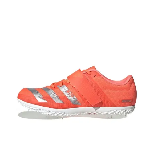 Adidas Adizero HJ Running Shoes Unisex Low-Top Red Silver