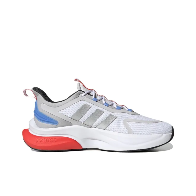 Adidas Alphabounce Plus 'White Silver Blue Fusion'-1