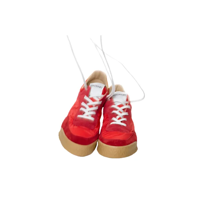 SPALWART Pitch Slip-Resistant Low-Top Casual Shoes Unisex Red-2