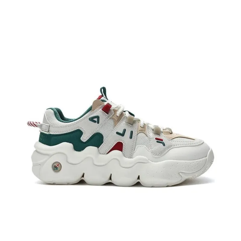 FILA Panini Xmas Shoes 'White Green Red' Women's-1