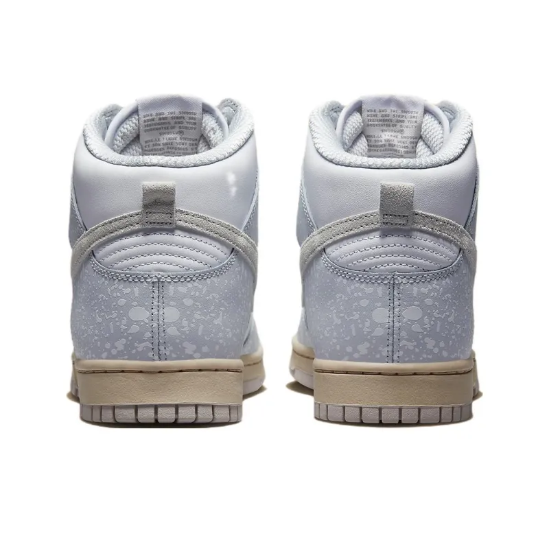 Nike Dunk High Spray Paint White Pure Platinum-4