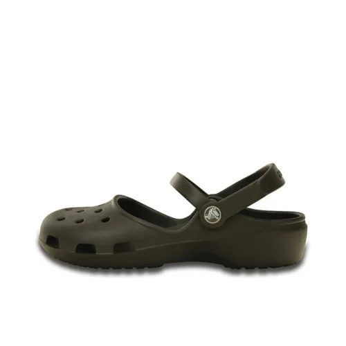 crocs Infradito Classic Clog Beach Coffee Sandals Women's