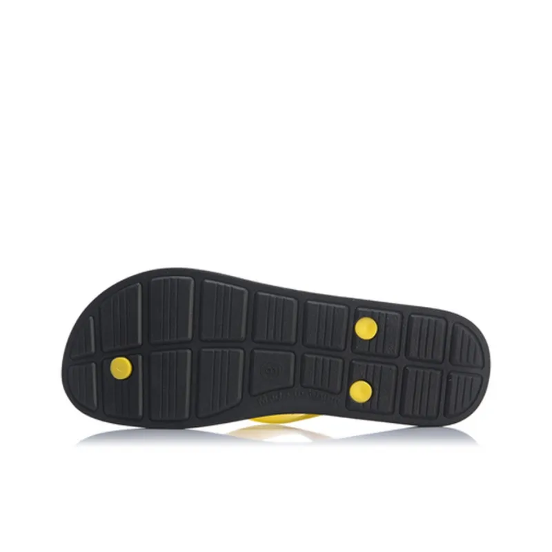 Disney x LiNing LN Slipper EVA Quiet Slide Slippers Men's Yellow Black-4