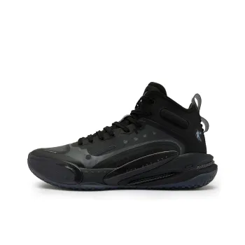 QIAODAN Poisonous Tooth REV Basketball Shoes Men High Top Black