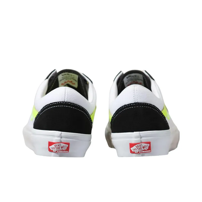 Vans Old Skool Neon Skate 'White Black Green'-3