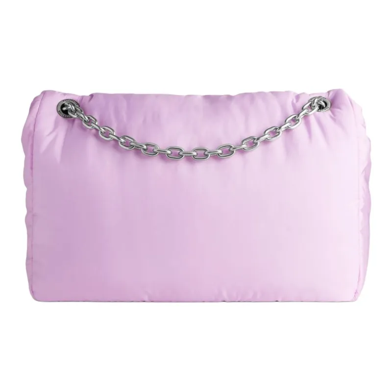Balenciaga Nylon Handbag Shoulder Bag Women's Lavender-4