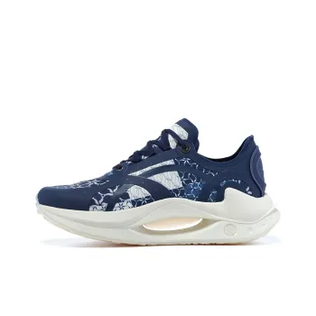 LI-NING 1990 Shadow RMX Anti-Slip Wear-Resistant Low-Top Sports Casual Shoes Men's Blue