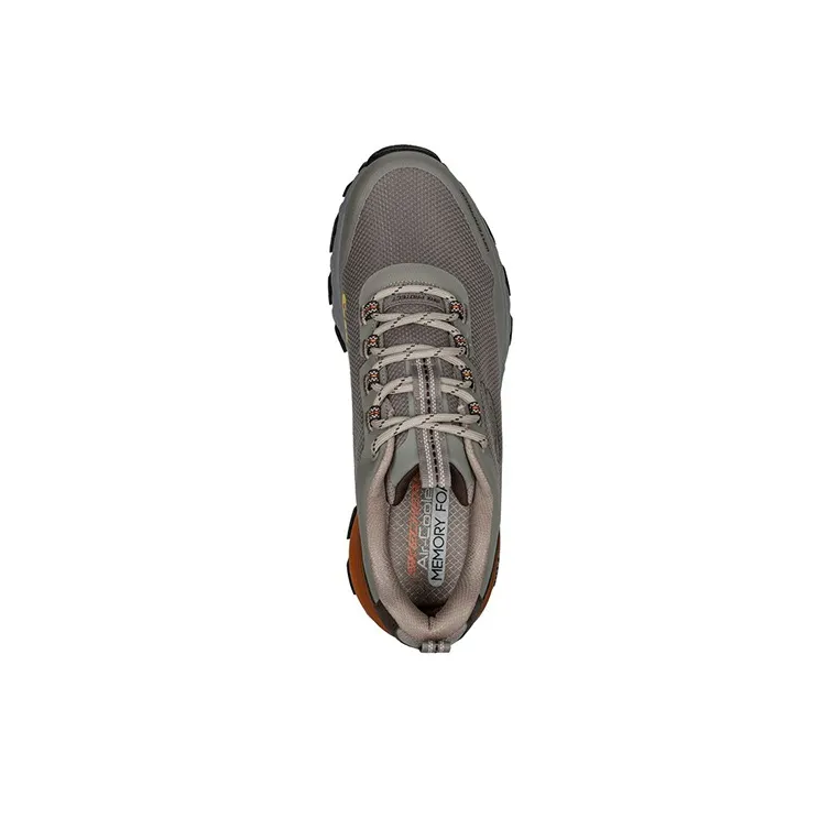 Skechers Max Protect Casual Shoes Men Low Top Taupe/Orange-3