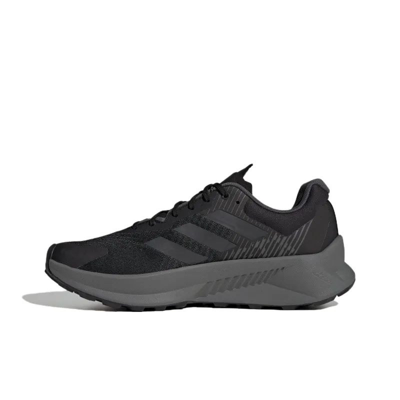 Adidas Terrex Soulstride Flow Gore Tex Core Black Grey Impact Orange-0