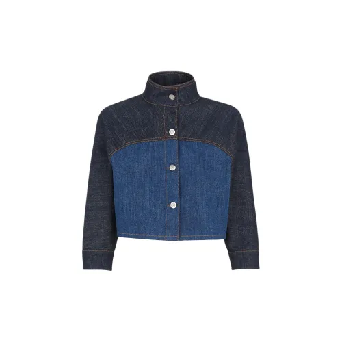 FENDI Denim Jackets Women's Blue