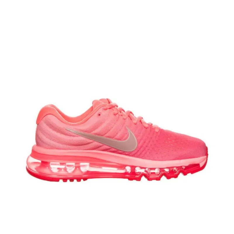 Nike Air Max 2017 Cushioned Slip Resistant Low Top Casual Shoes Unisex Red Brown-1
