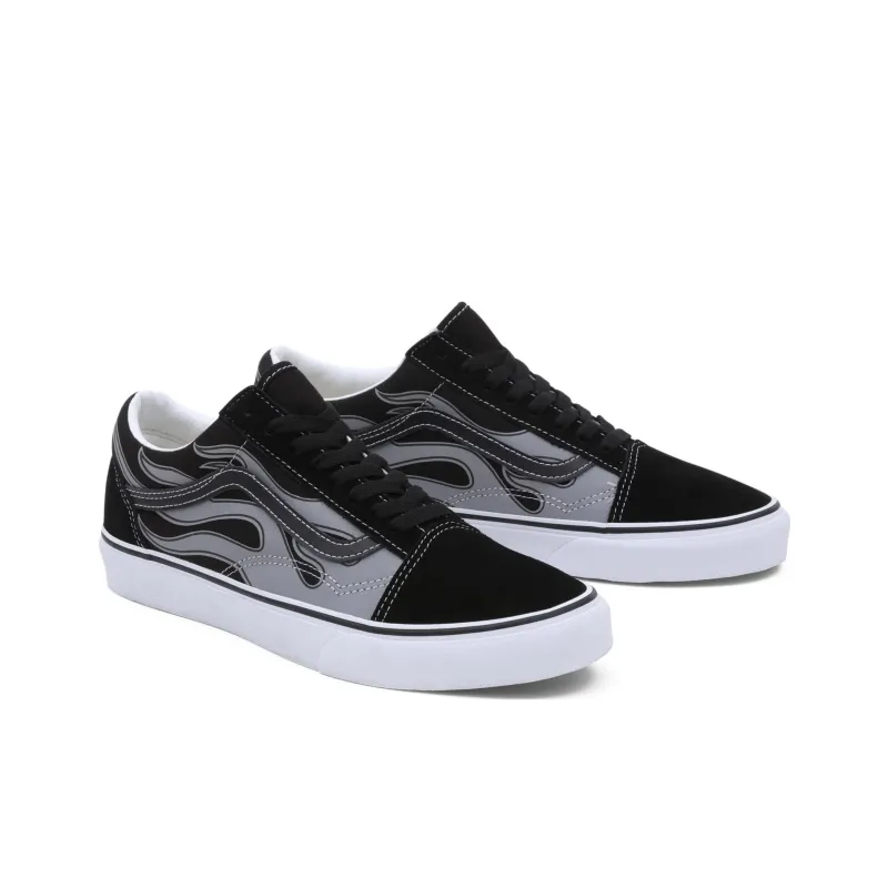 Old Skool Vans 'Reflective Flame'-2