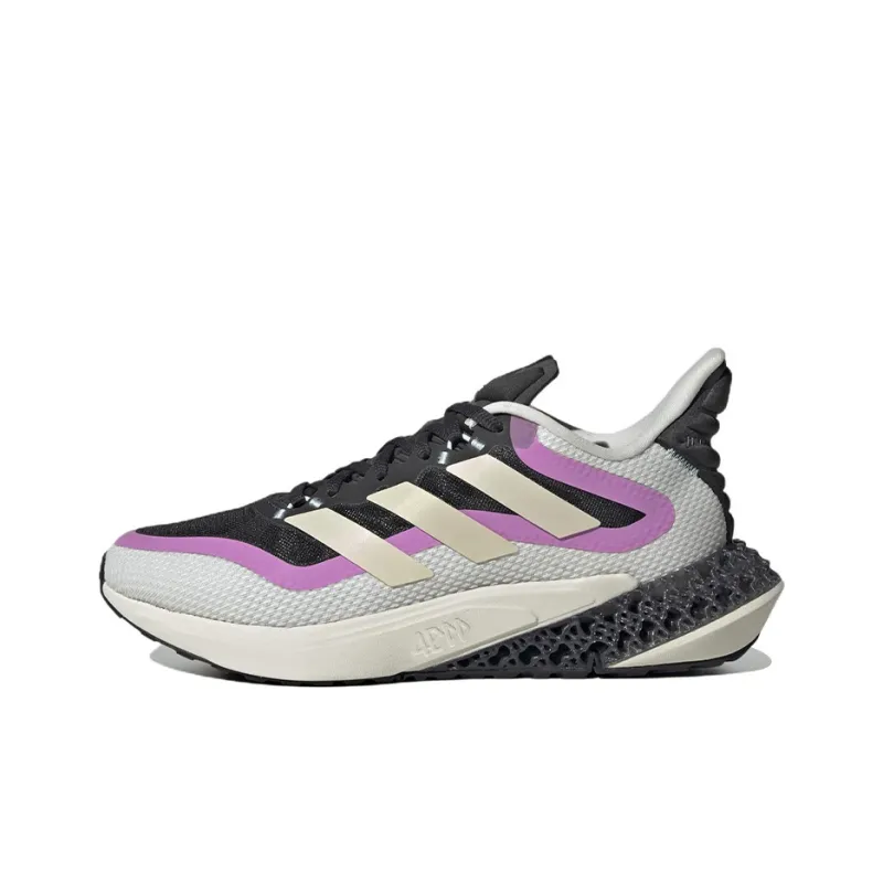 Adidas 4D FWD Pulse 2 Lightweight And Wear-resistant Low-Top Running Shoes Women's Gray Pink-0