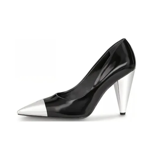 LOUIS VUITTON Effigy High Heels Women's Black/Silver