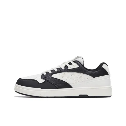 ANTA Street Naughty Skateboard Shoes Women's Low-Top White/Black