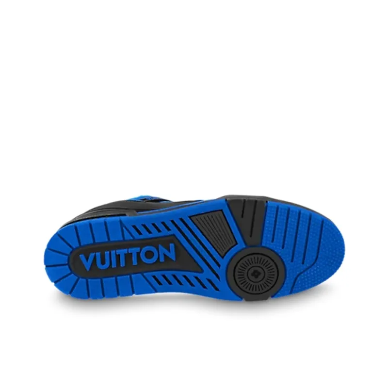 LOUIS VUITTON Lv Trainer Black Blue-4