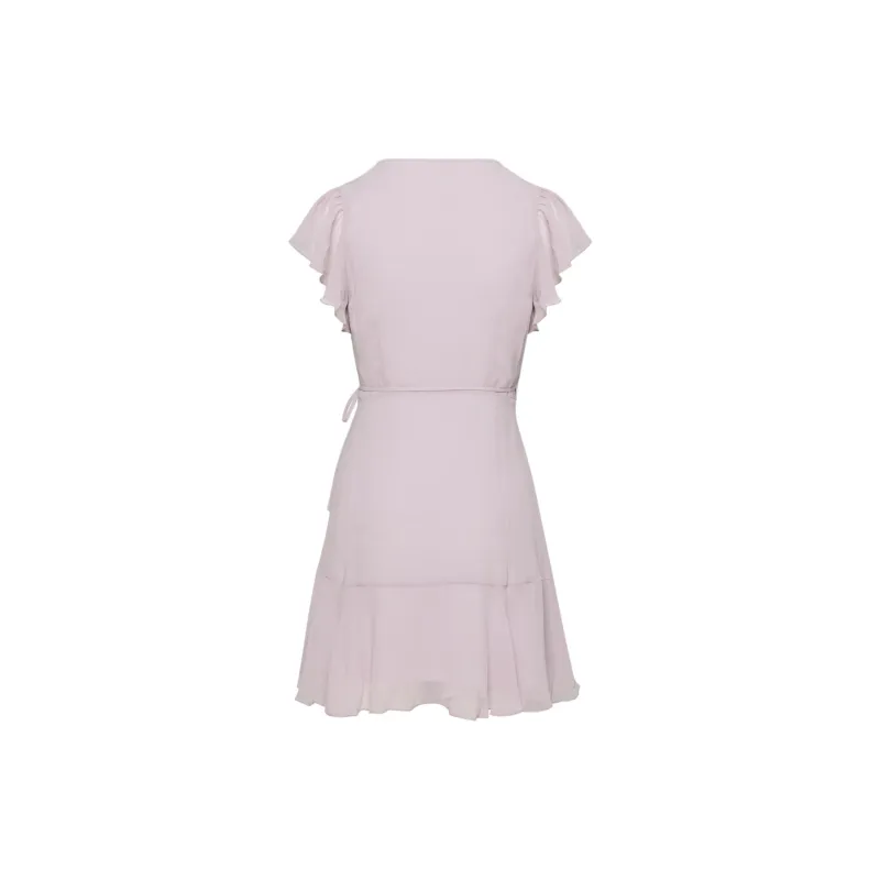 ARITZIA Wilfred Lawn Dress Short-Sleeved Dresses Women's Cloudy Lilac/Multiple Clouds Light Purple-1