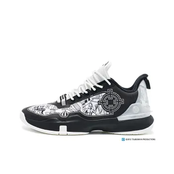 Ultraman X RIGORER Hydrogen 2 Basketball Shoes Men Low Top Night Black/Coral White