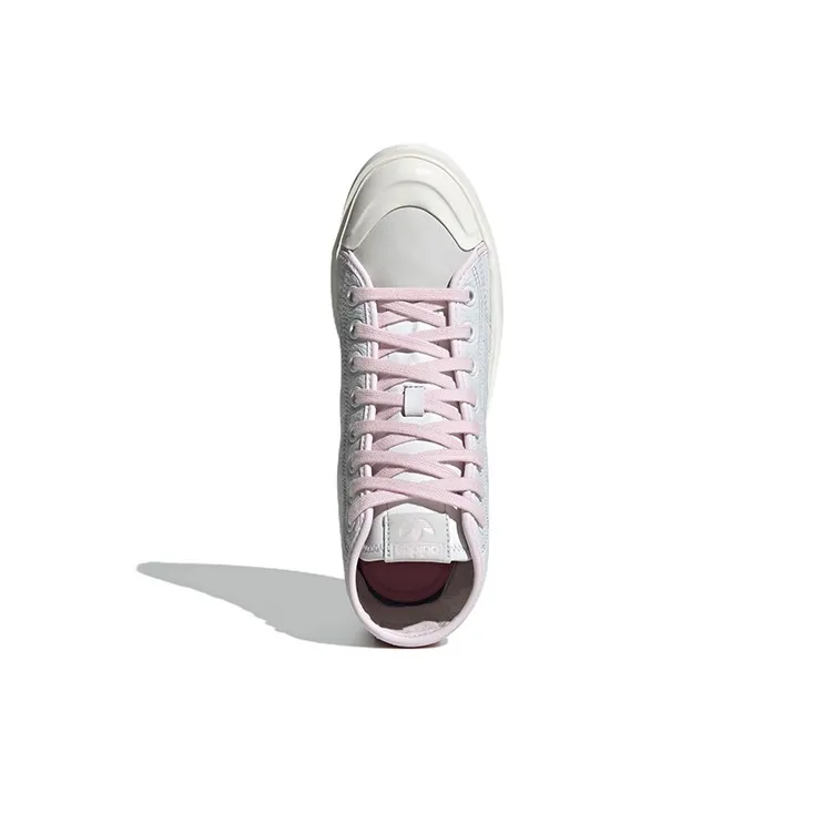 Adidas Nizza Bonega Platform Mid Crystal White Cloud White Almost Pink Women's-4