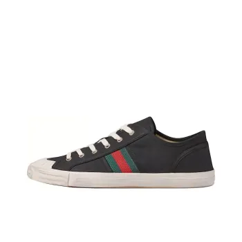 GUCCI Low Top Skateboard Shoes Men's Black