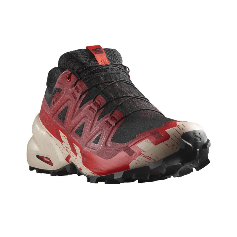 SALOMON Speedcross 6 GORE-TEX 'Black Poppy Red'-2