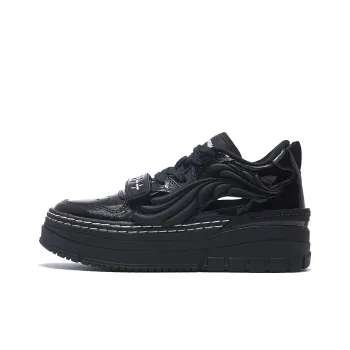SMFK x LiNing Wave Platform Low Top Skateboard Shoes Women's Black