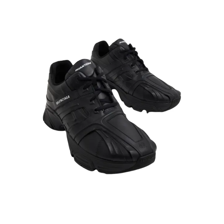 Balenciaga Phantom Sneakers 'Black Leather''-2