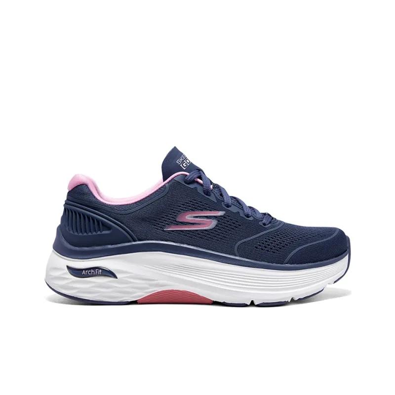 Skechers Max Cushioning Lightweight Low Top Running Shoes Women's Blue-1