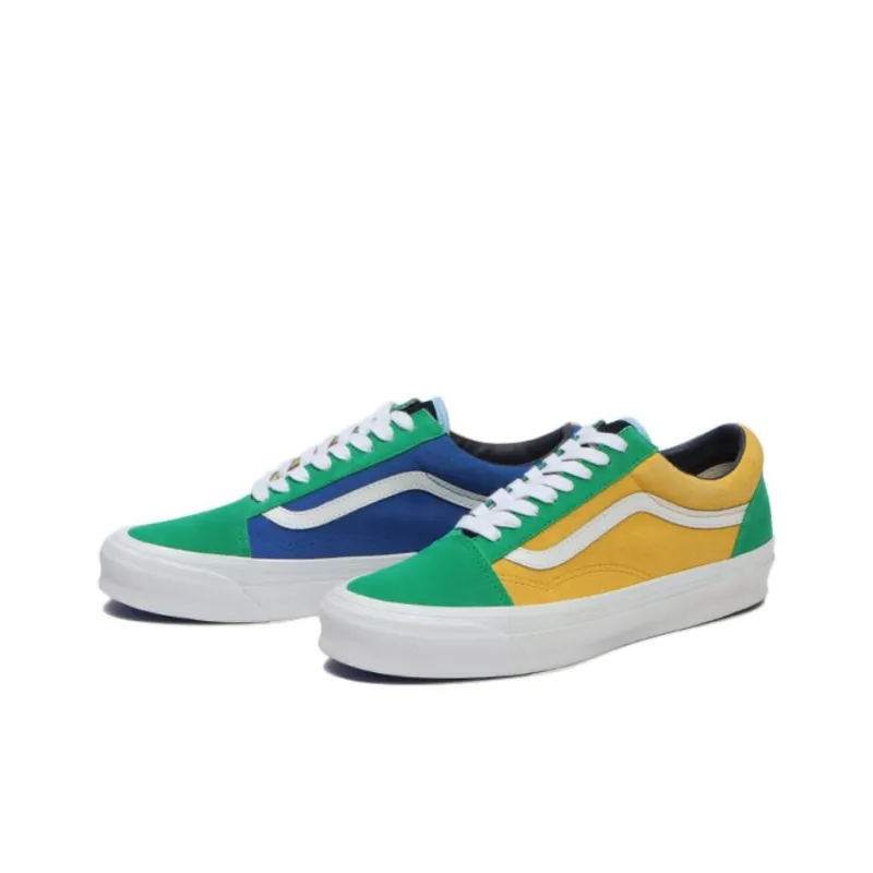 Vans Og Old Skool Lx 'Off The Wall Green Yellow'-2