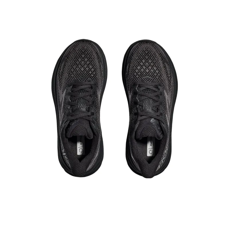 HOKA ONE ONE Clifton 9 Wide 'Triple Black'-3