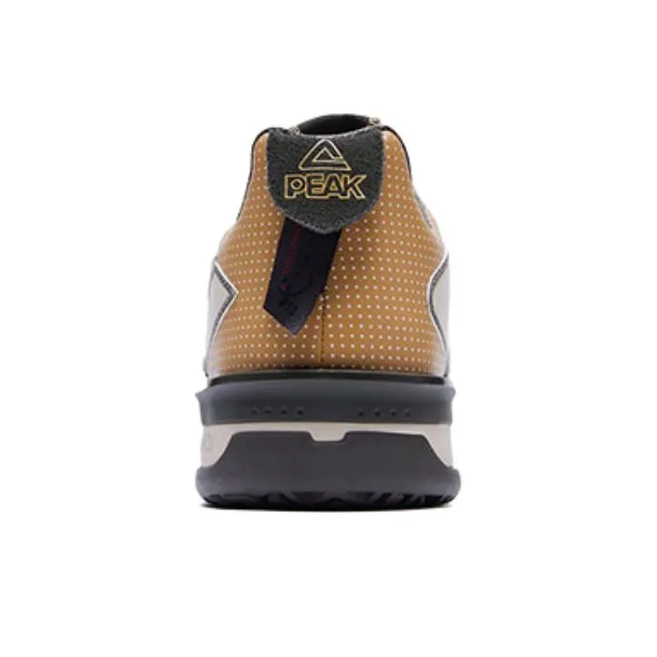 PEAK Taichi 910 Anti-Slip Wear-Resistant Low-Top Skateboard Shoes Men's Wheat Khaki-1