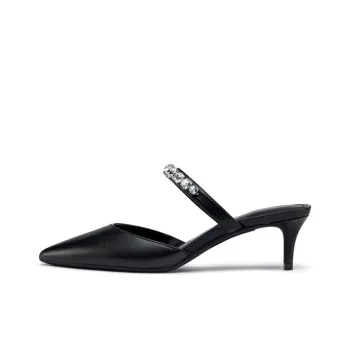 MICHAEL KORS Jessa Abrasion Resistant Closed Toe Slippers Women's Black