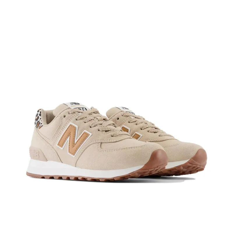 New Balance 574 Tobacco Leopard Print Women's-2