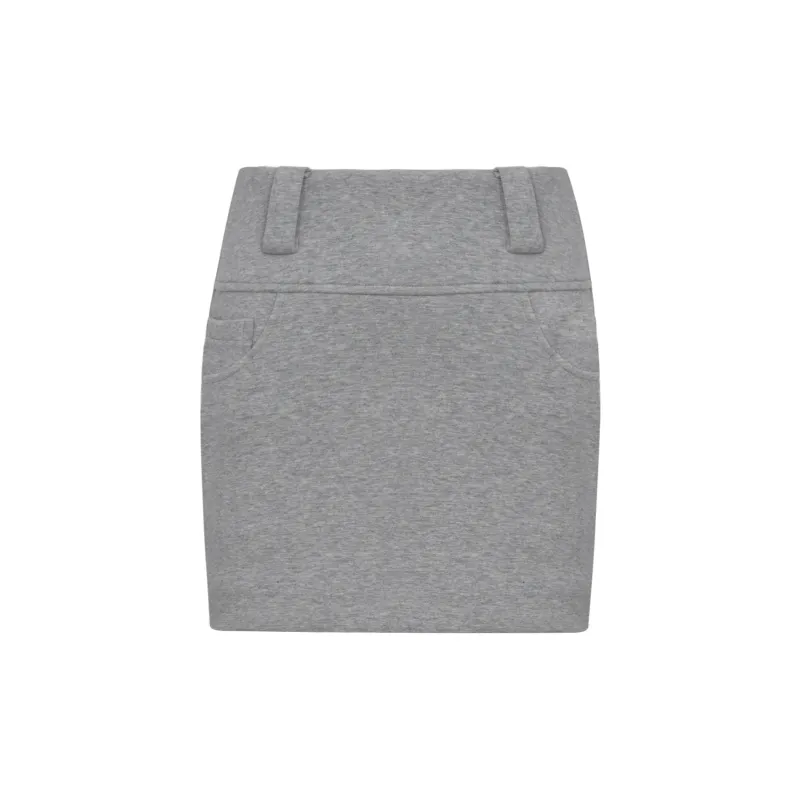 ANN ANDELMAN Casual Short Skirts Women's Gray-1