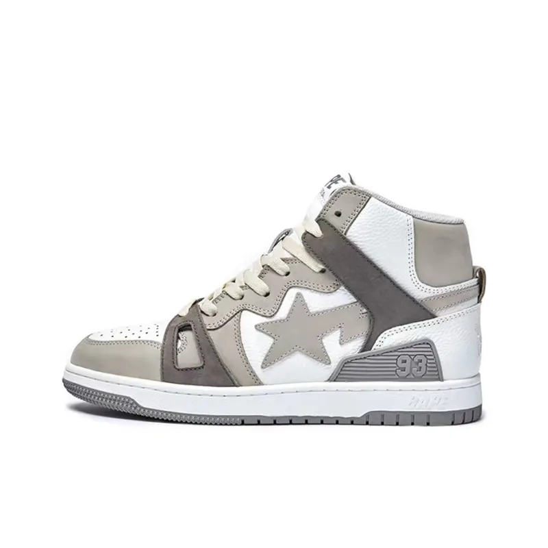 BAPE A BATHING APE Bape Sta 93 Hi Grey-0