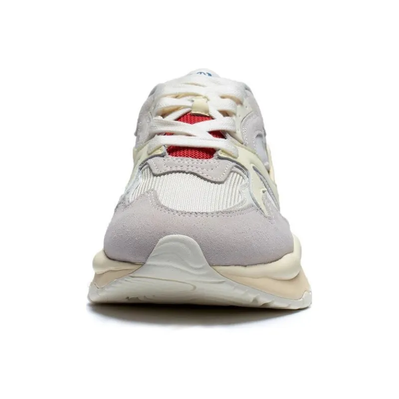 LiNing 001 Mountain Sea Anti Slip Wear Resistant Low Top Casual Shoes Men's Ecru Light Cream Yellow-3
