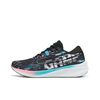 XTEP Racing 360 1.0 Cushioning Wear Resistant Low Top Running Shoes Black Blue