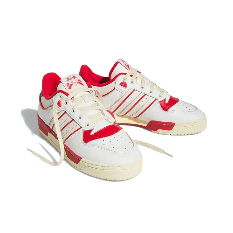 Adidas Rivalry Low 86 Core White Off White Team Power Red-2