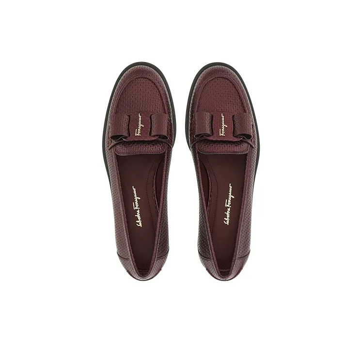 FERRAGAMO Viva Loafers Women's Purple-3