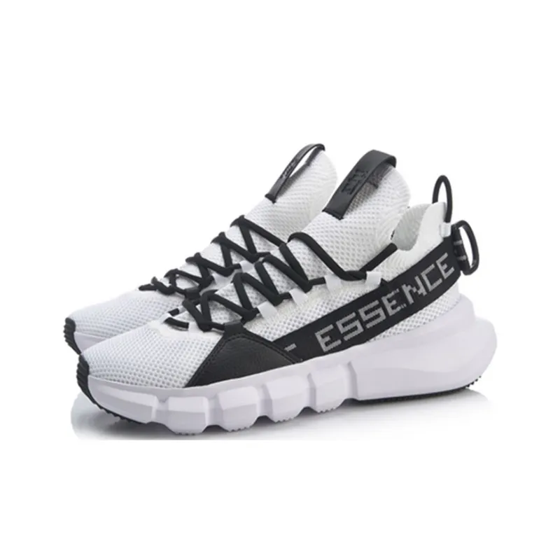 LINING Essence II Lace Up Men's Lifestyle Shoes - White/Black-2