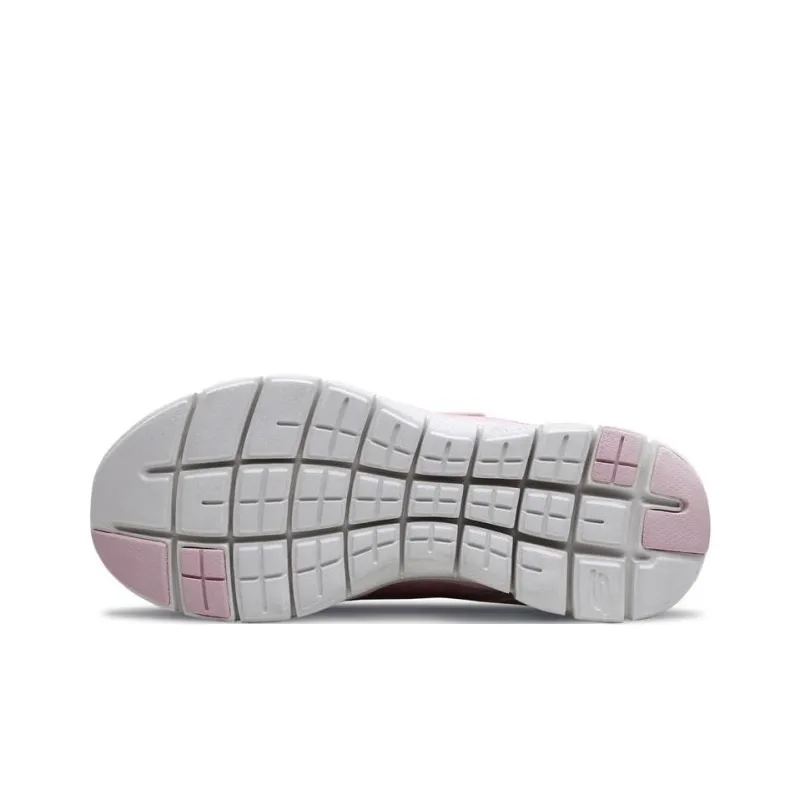 Skechers Flex Appeal 2.0 Non-slip Wear-resistant Shock Absorption Low-Top Sports Casual Shoes Women's Light Pink-4