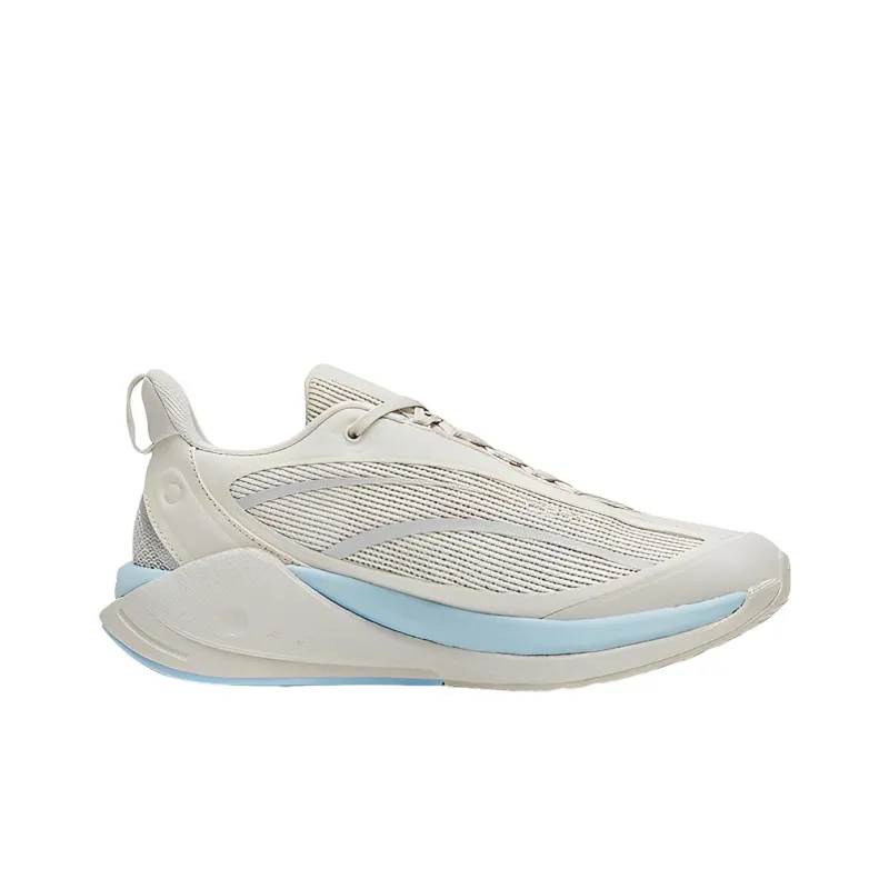 Anta C37 3.0 Anti Slip And Wear Resistant Breathable Low Top Running Shoes Women's Gray Blue Pink-1