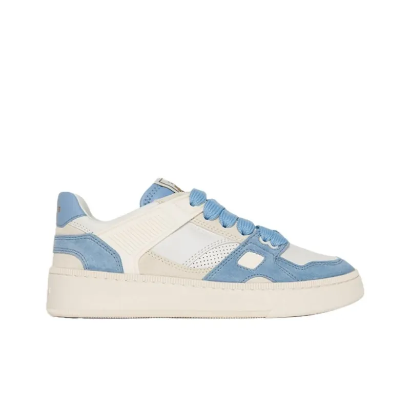 BALLY Low Top Skateboard Shoes Women's Blue White-1