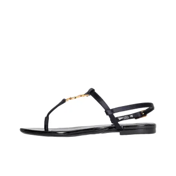 SAINT LAURENT Cassandra Satin Sandals