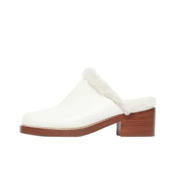 GABRIELA HEARST Closed Toe Slippers 5cm Women's White